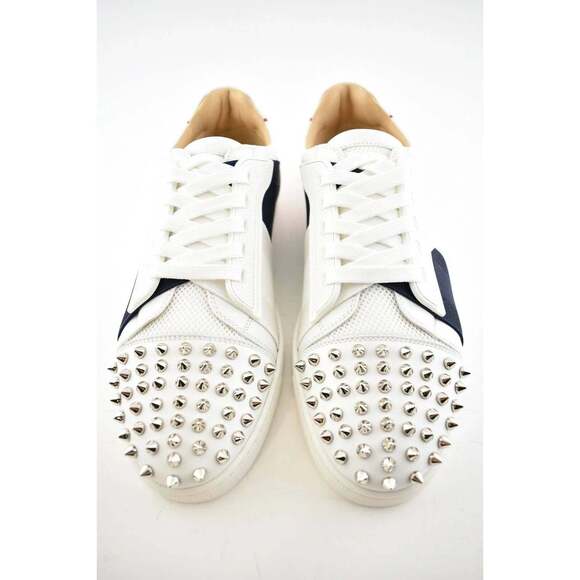 Christian Louboutin Elastikid Spikes Donna Flat Lace Up Tie Low Top Sneaker 40.5 - Picture 5 of 9